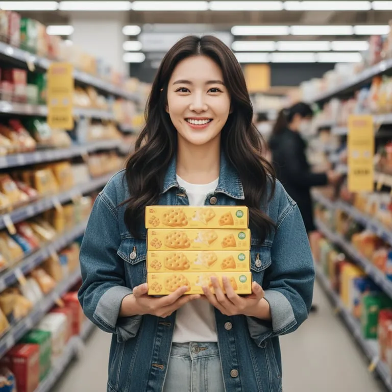 2. 마약 같은 단짠단짠 국민 과자: 게리 치즈 크래커 & 아하