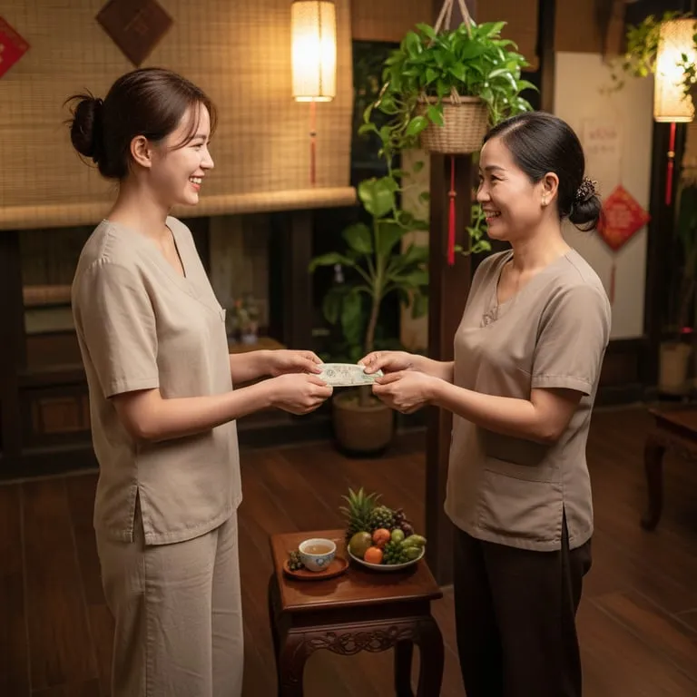 시간별 베트남 마사지 팁 적정선 비교표