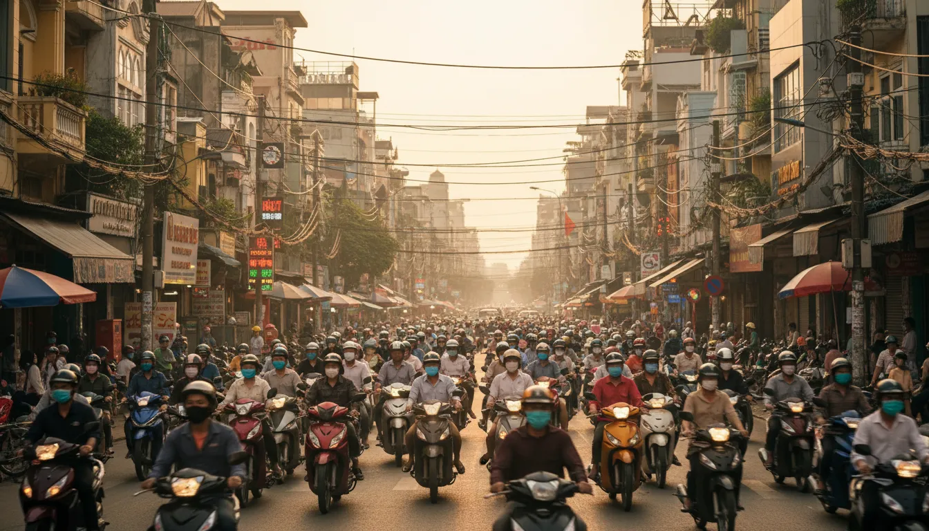 베트남 오토바이 탔을 때 생기는 일들, 교통 문화 완전 해부