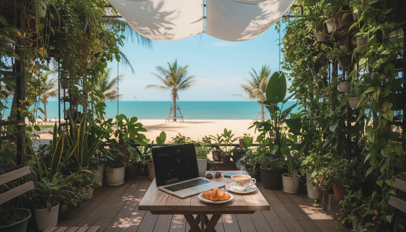 다낭 감성 카페 총정리, 노트북 작업 가능한 카페까지 지도 첨부