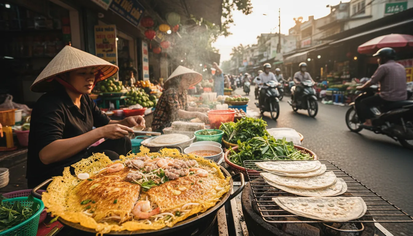 베트남 길거리 간식 완전 정복 반쎄오부터 반짱까지 15가지 도전 후기