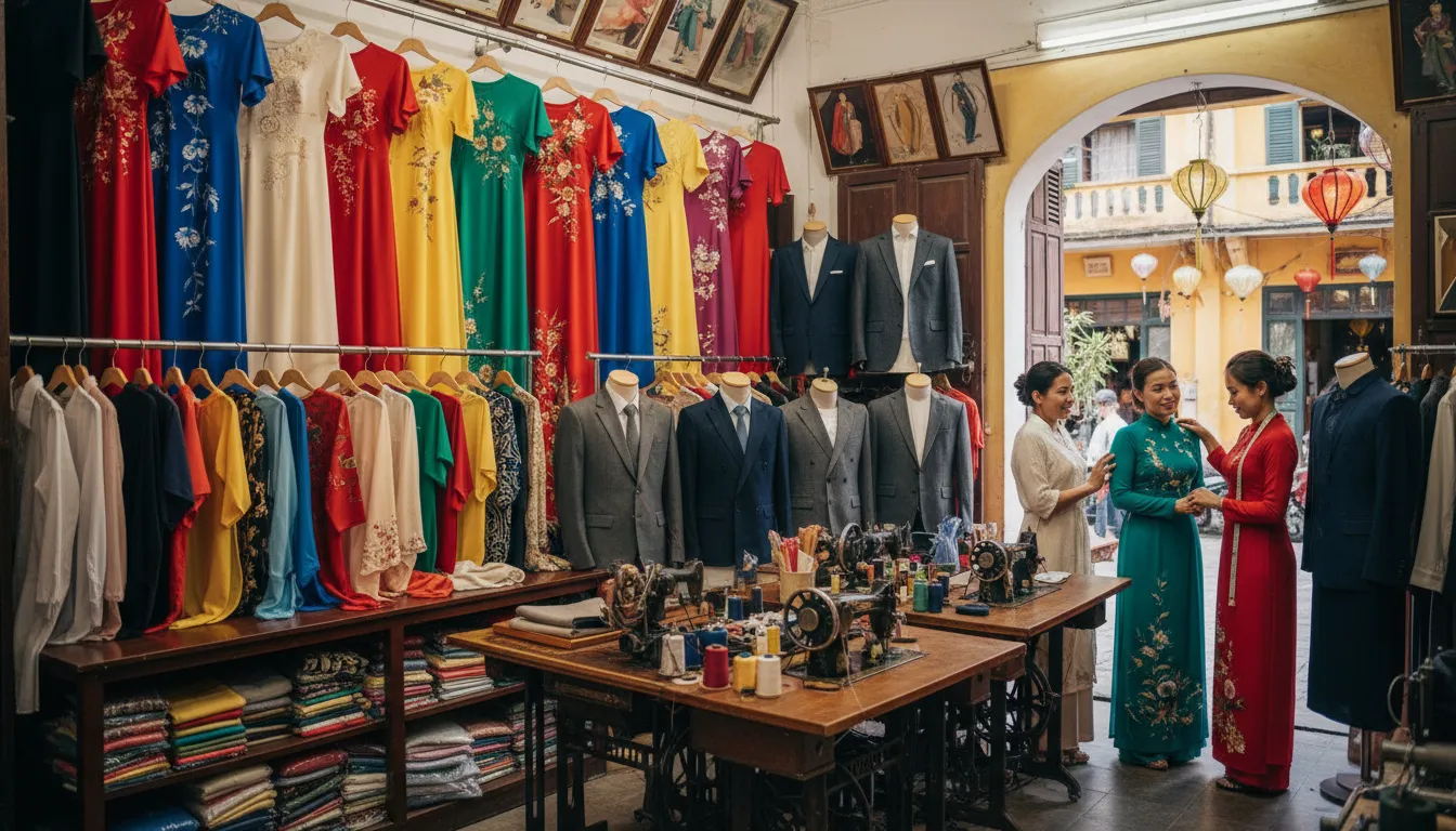 호이안 맞춤 정장·아오자이 24시간 완성 가이드 바가지 피하는 꿀팁 총정리