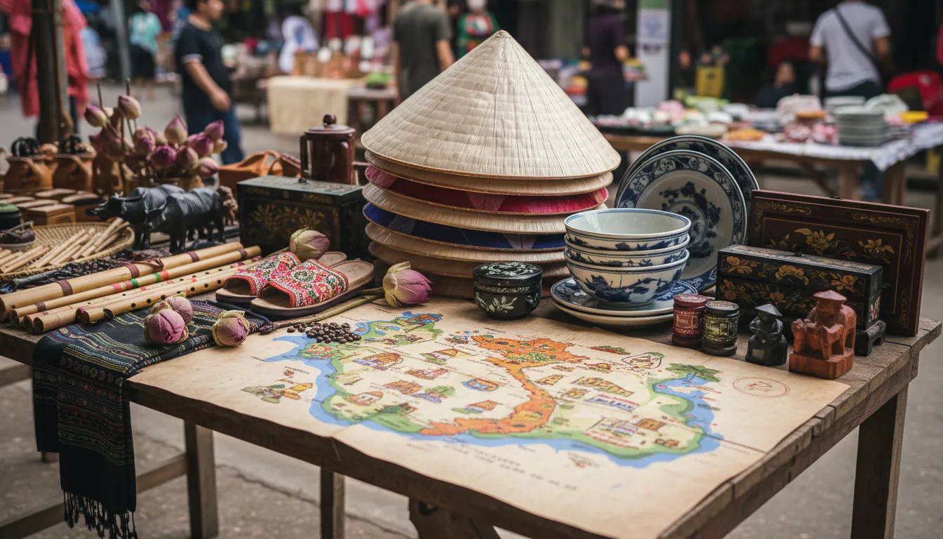 베트남 전통 공예품 쇼핑 지도 지역별 특산품과 진품 구별법 정리