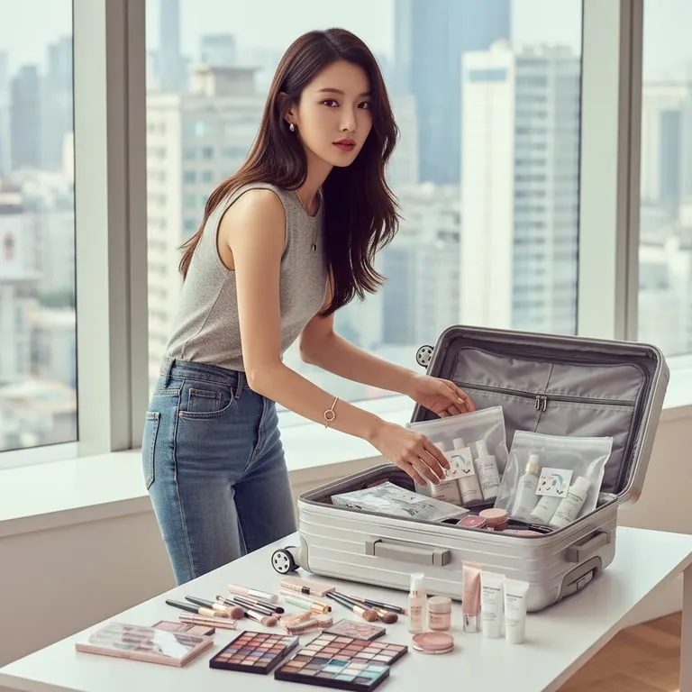 부피를 차지하는 세면용품과 화장품 과감히 비우기