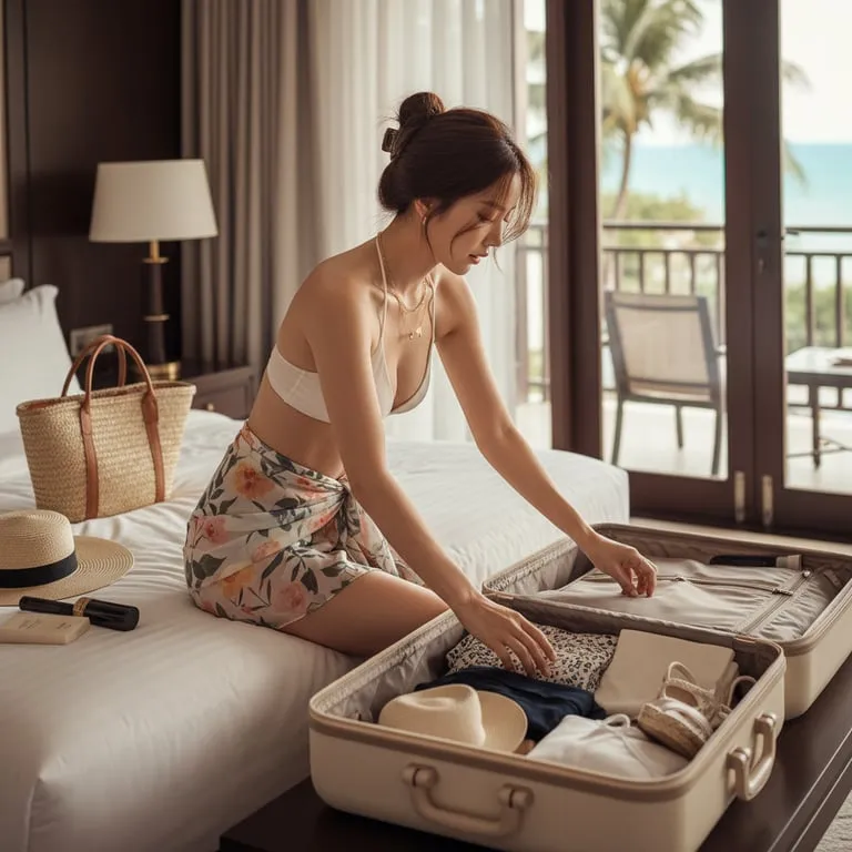 두꺼운 수건과 비치 타월은 짐만 될 뿐입니다