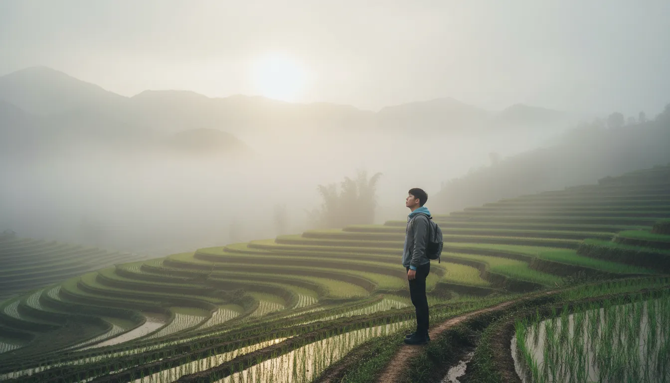 3월 사파의 평균 기온과 습도 수치 확인하기