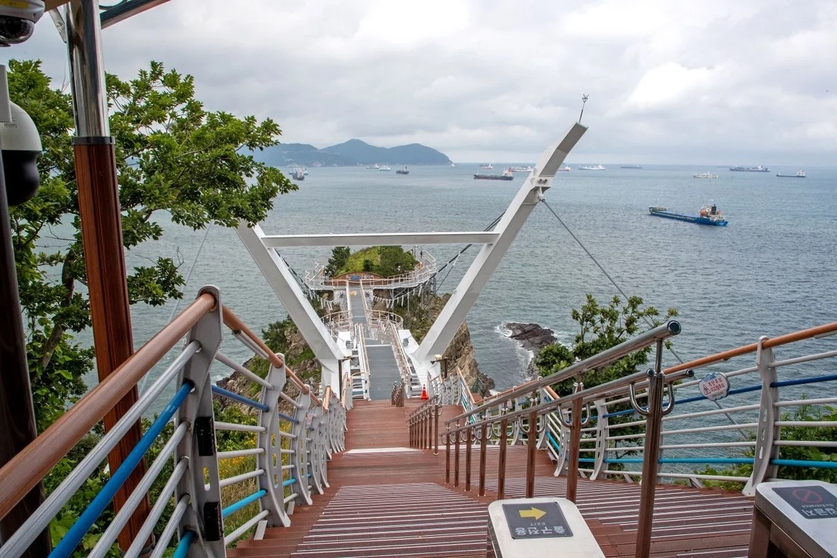 송도 용궁 구름다리 - 부산 여행 여행